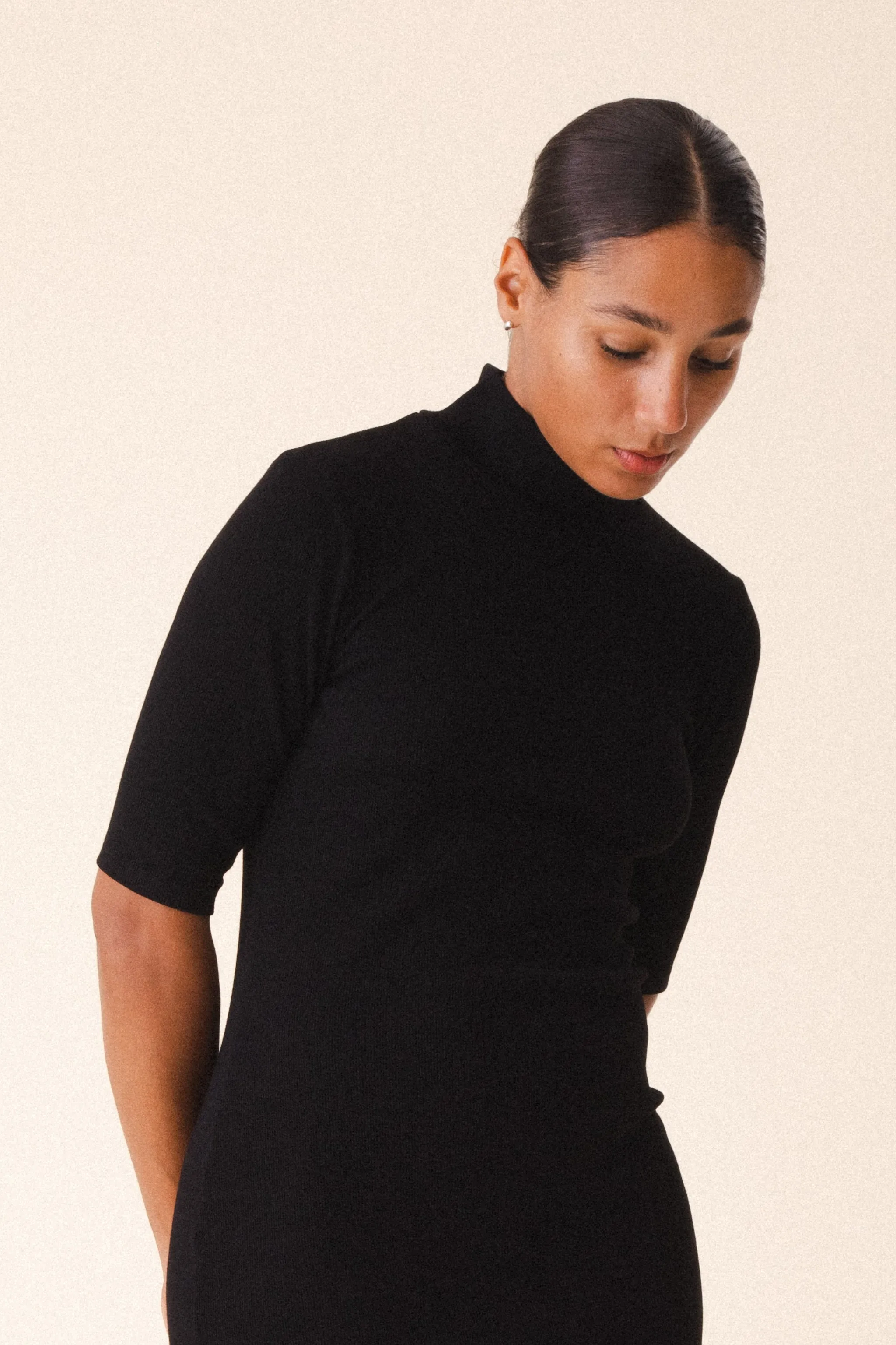Volley Dress in Black