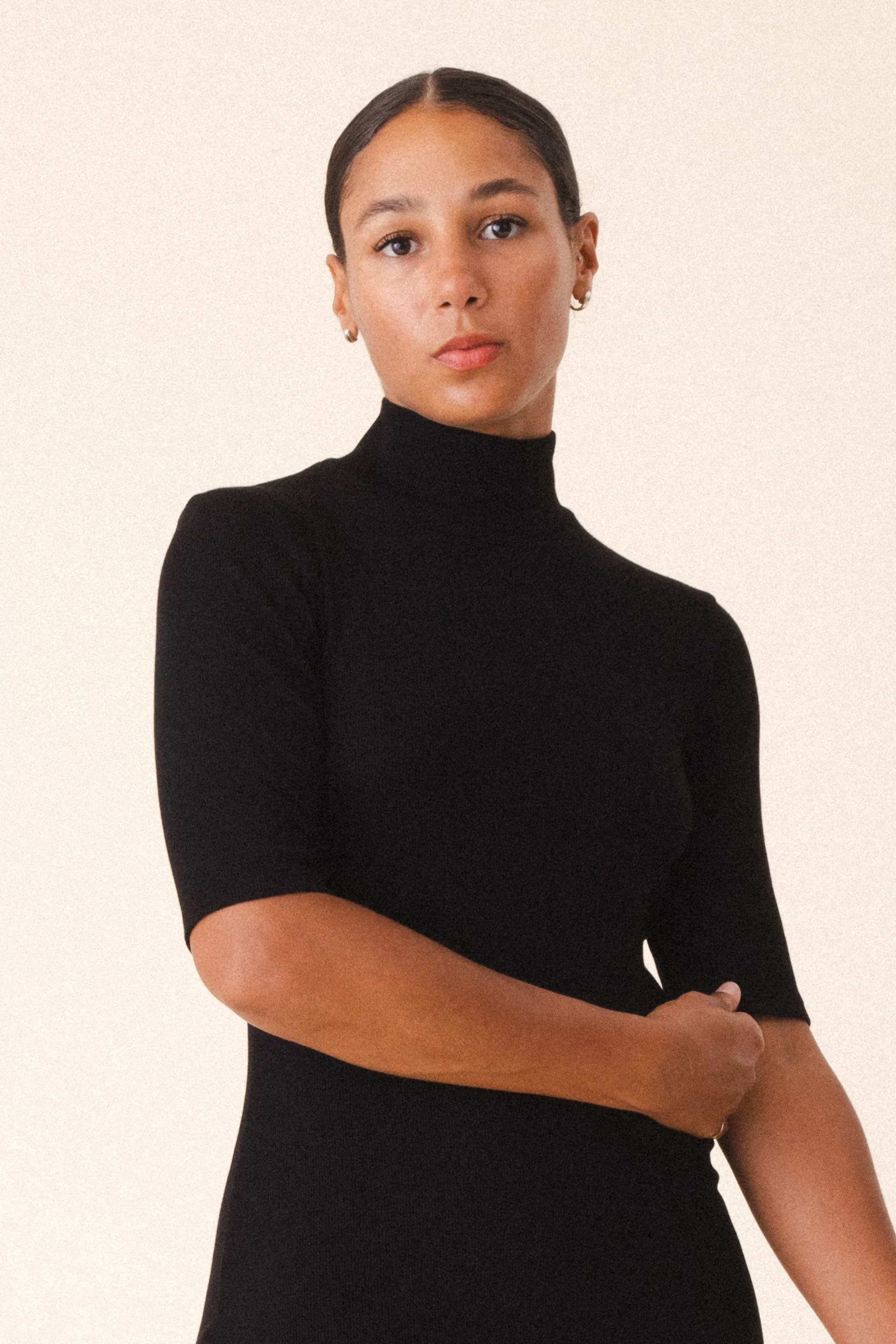 Volley Dress in Black