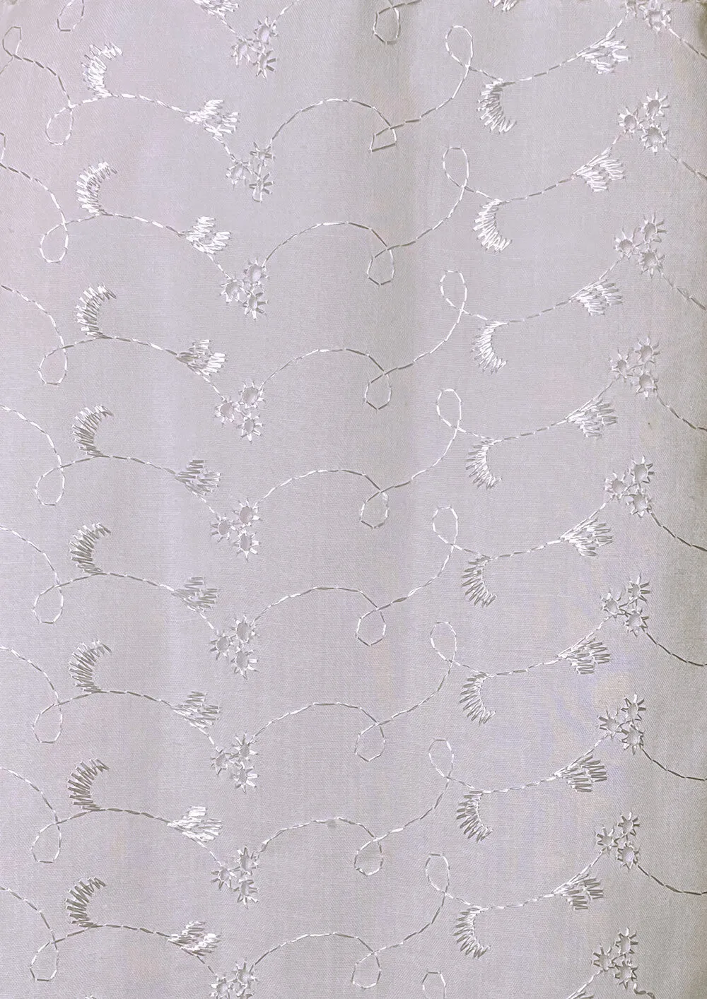 White Broderie Anglaise Fit and Flare Maxi Dress
