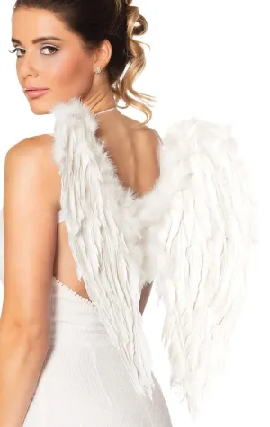White Feather Angel Wings Accessory 50cm x 50cm