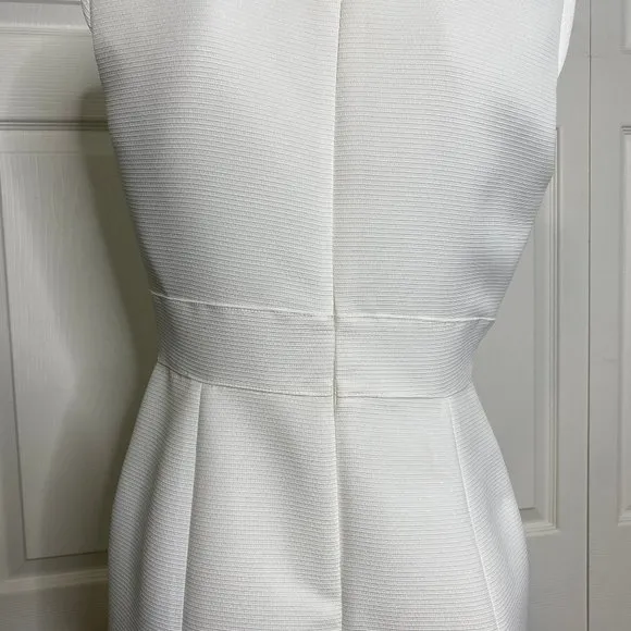 White TAHARI-LEVINE STUDIO Sheath Dress Sz 4 NWOT!