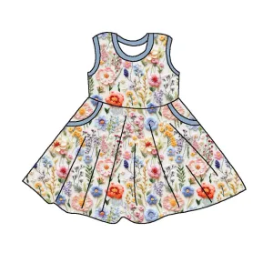 WILD FLOWER DRESS WITH POCKETS