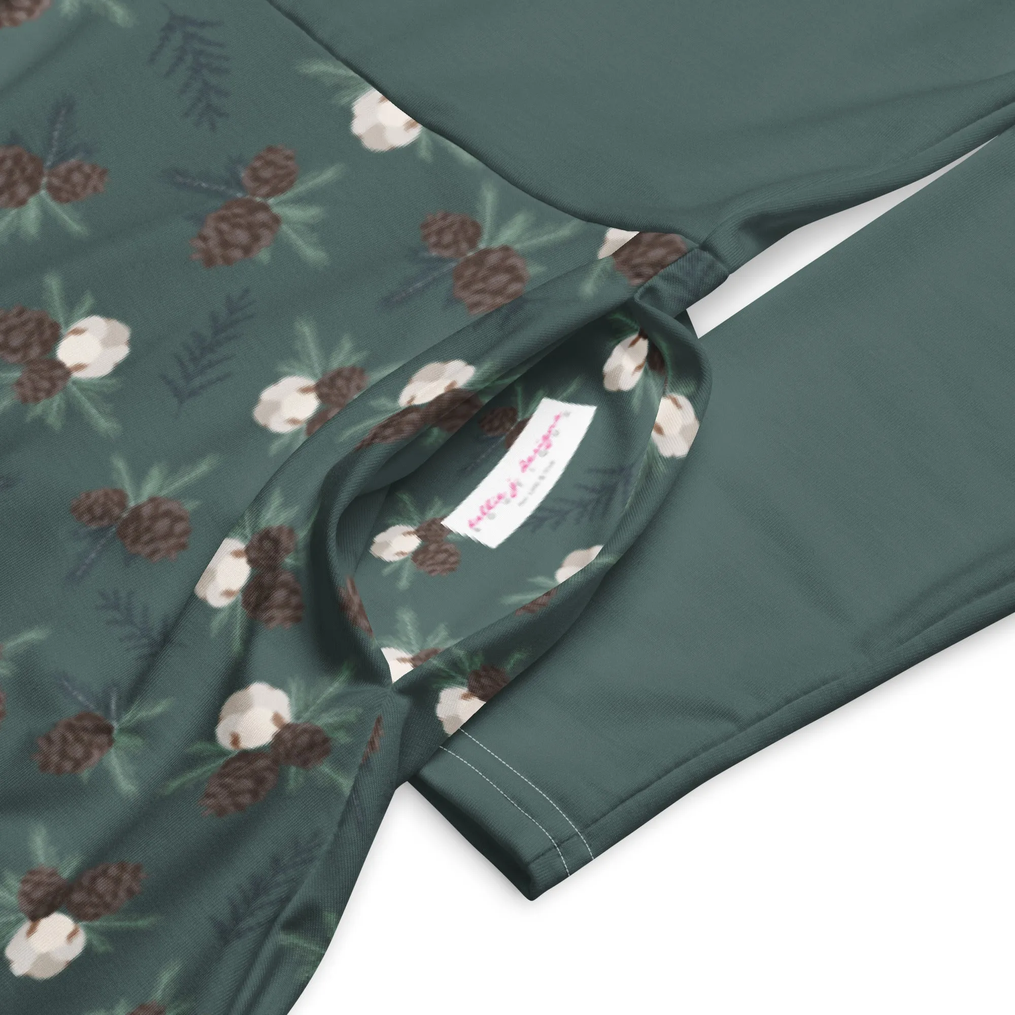 Winter Pinecone Midi Dress (S-6XL)