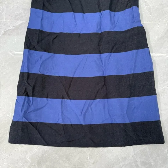 Women’s Banana Republic Shimmer Stripe Sleeveless Sheath Dress Size 6 Pockets