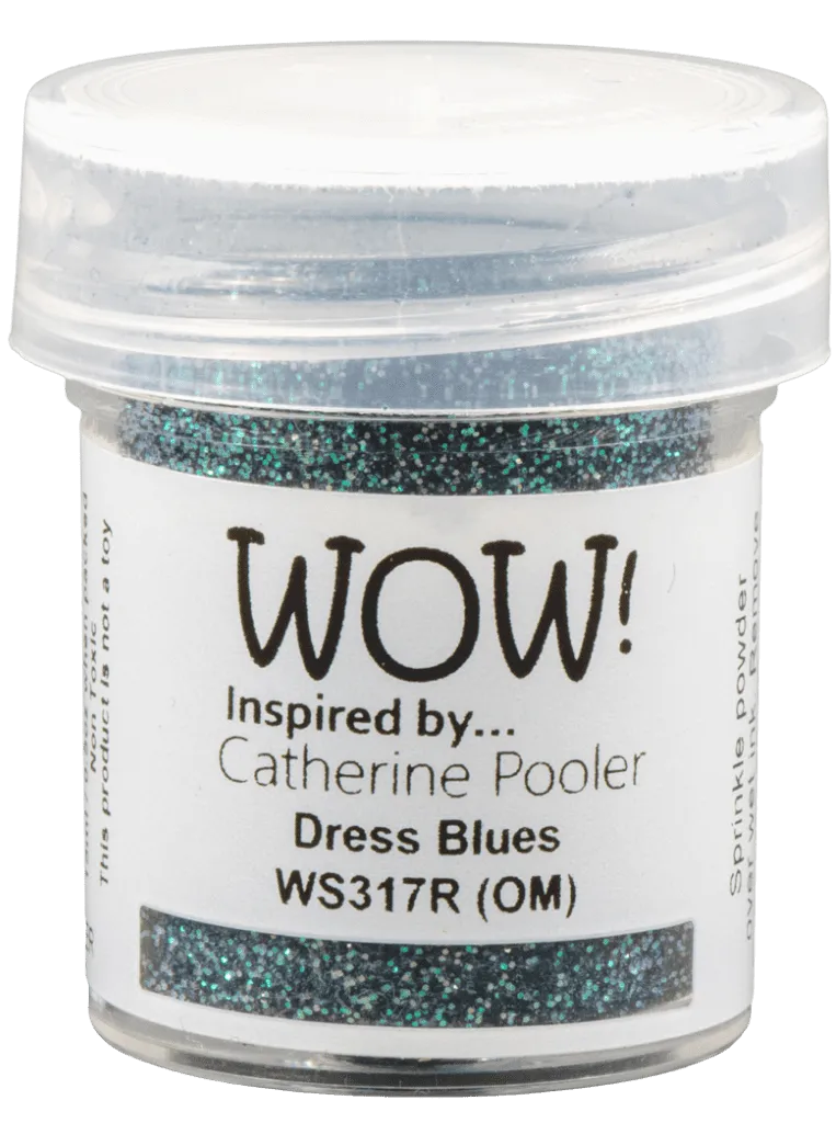 WOW Embossing Glitter Dress Blues