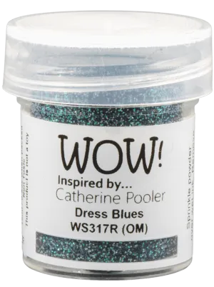 WOW Embossing Glitter Dress Blues