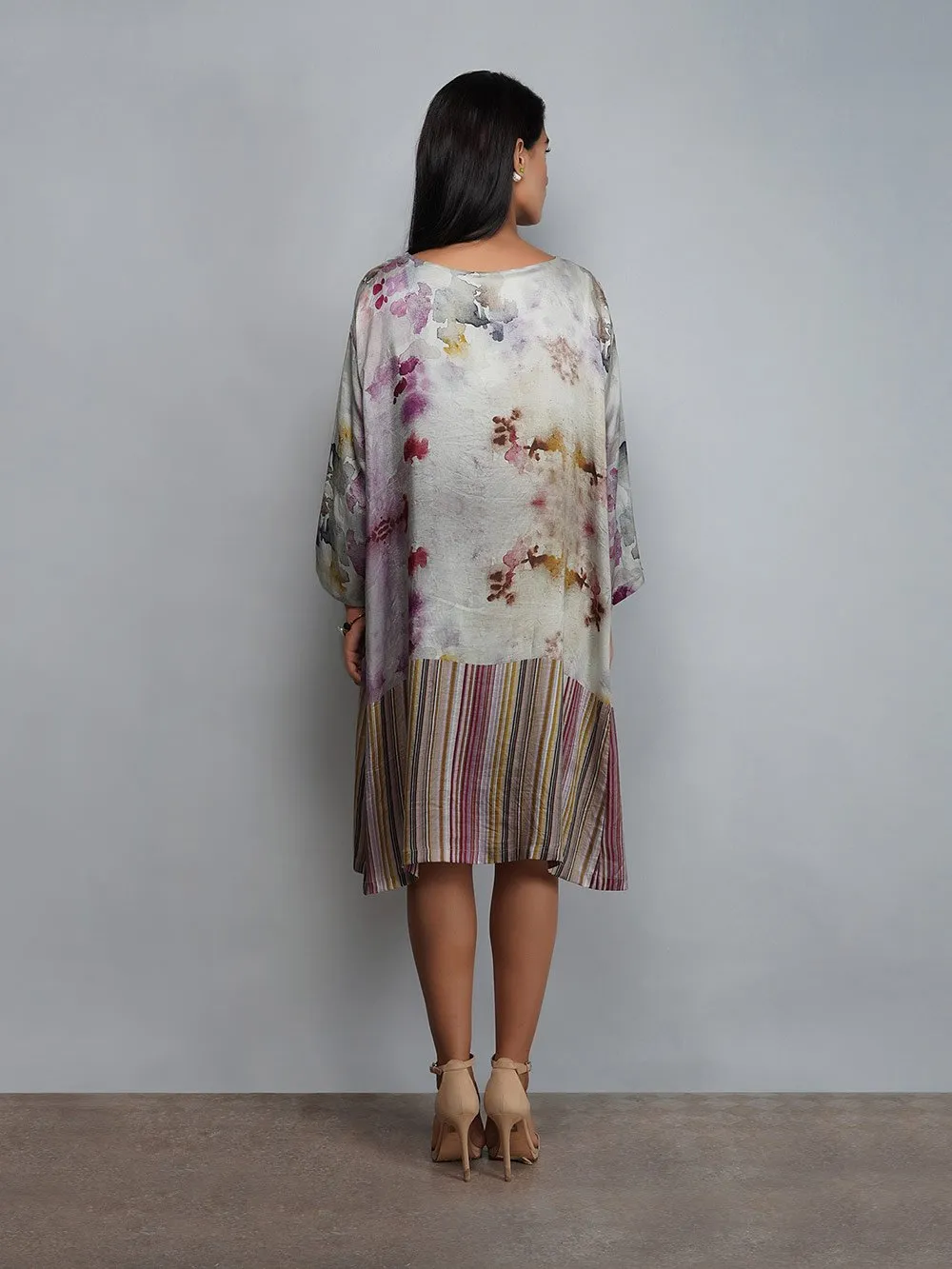 Yavi   I   Printed Silk Dress