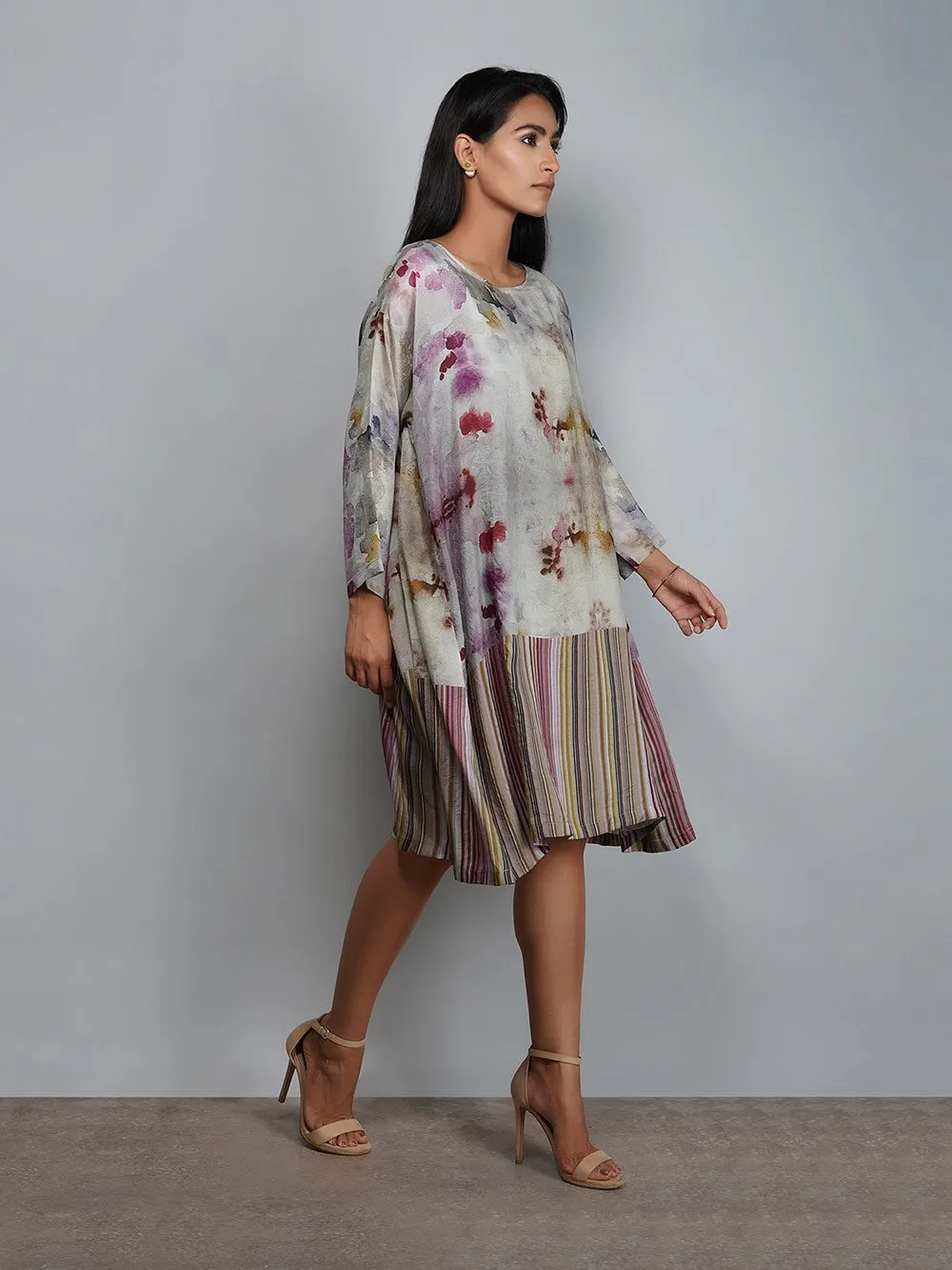 Yavi   I   Printed Silk Dress