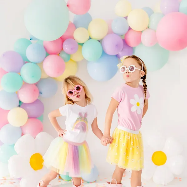 Yellow Daisy Printed Tutu