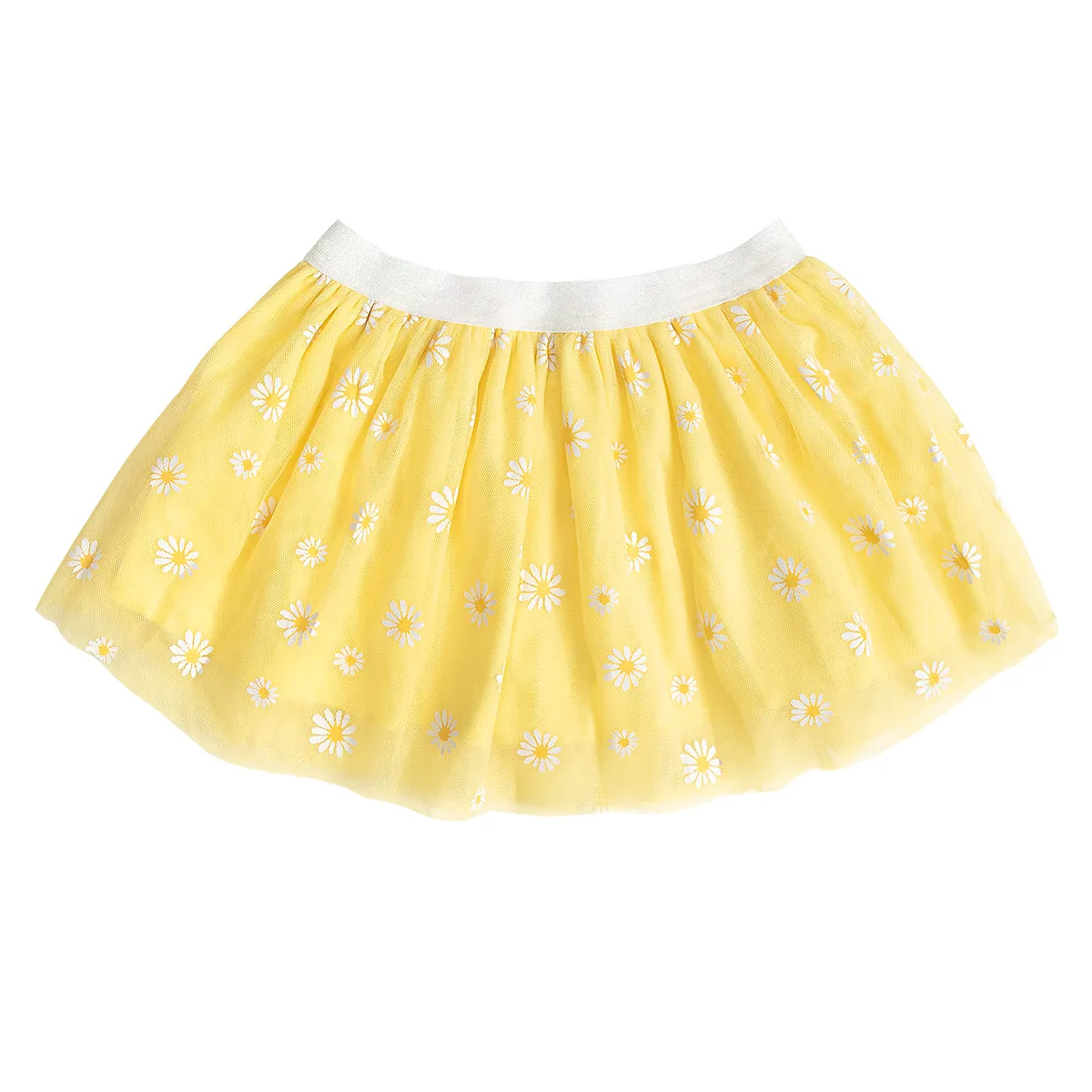 Yellow Daisy Printed Tutu