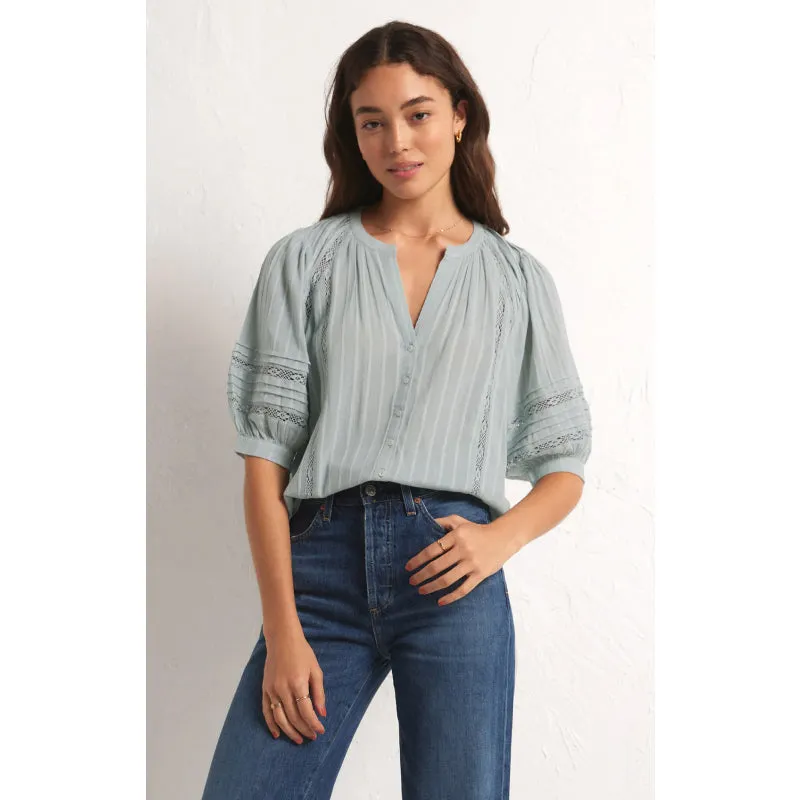 Z Supply Elliot Lace Inset Top