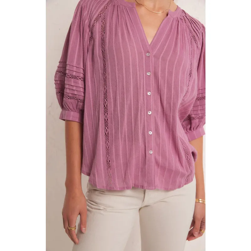 Z Supply Elliot Lace Inset Top