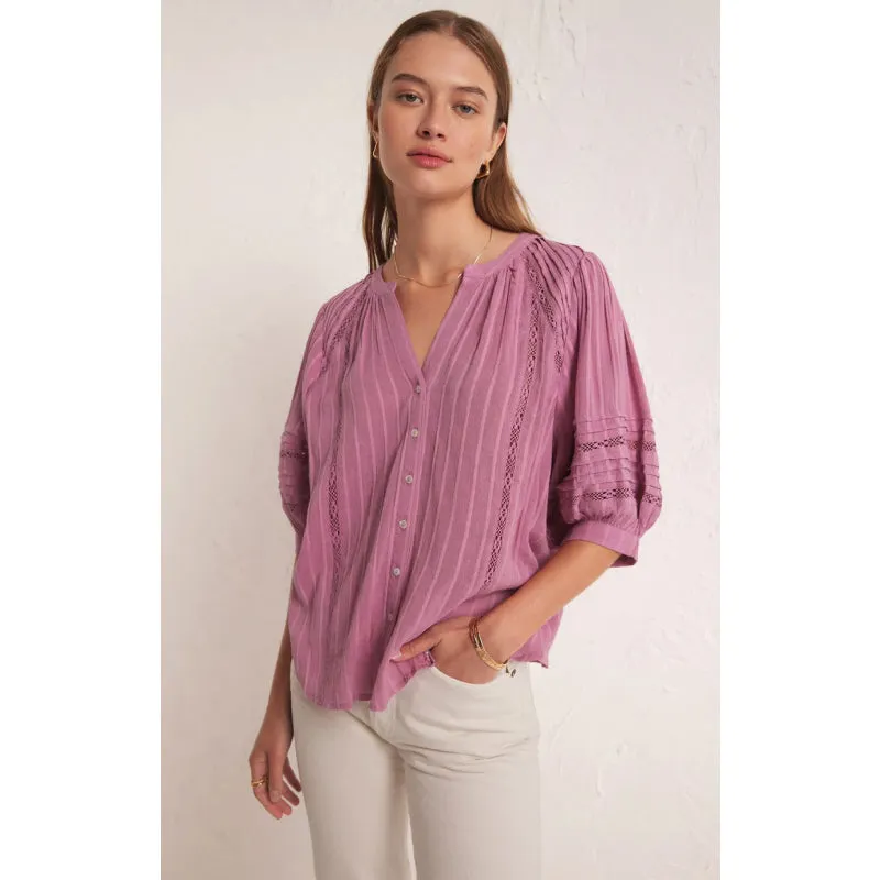Z Supply Elliot Lace Inset Top