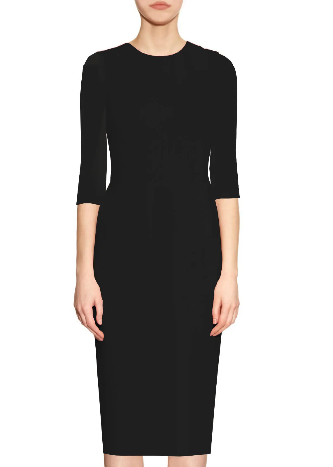 Zurich Sheath Dress with 3/4 Sleeves