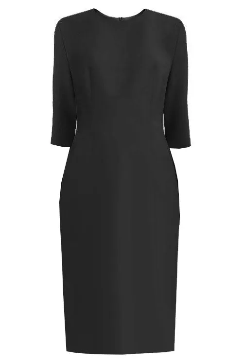 Zurich Sheath Dress with 3/4 Sleeves