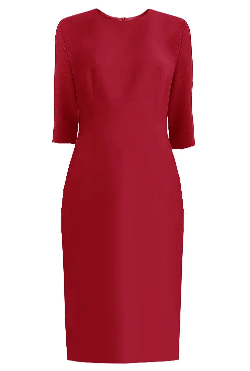 Zurich Sheath Dress with 3/4 Sleeves