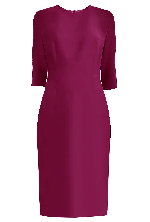 Zurich Sheath Dress with 3/4 Sleeves