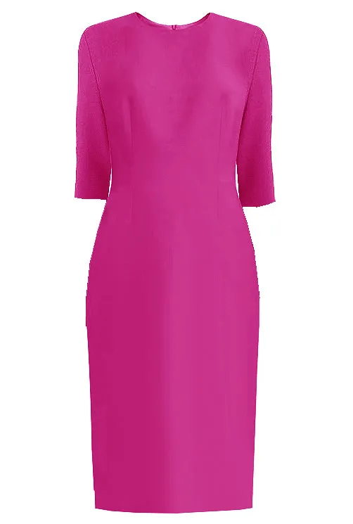 Zurich Sheath Dress with 3/4 Sleeves