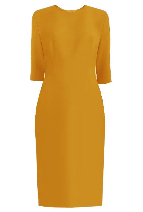 Zurich Sheath Dress with 3/4 Sleeves