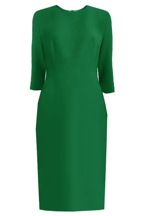 Zurich Sheath Dress with 3/4 Sleeves